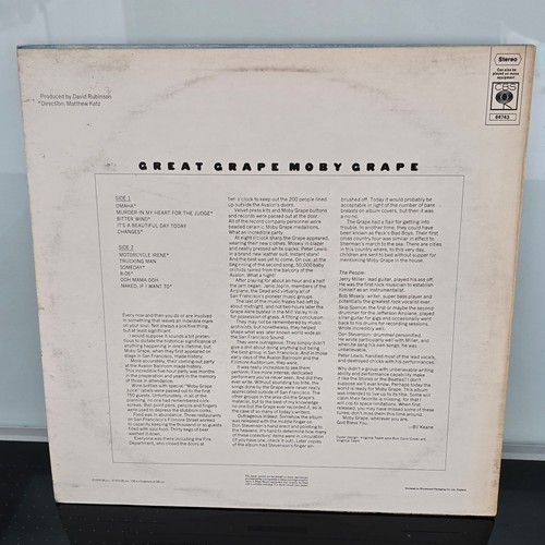 Moby Grape Great Grape LP Vinyl Schallplatte 1974 CBS S 64743 Rock Made in England - Bild 2 von 12