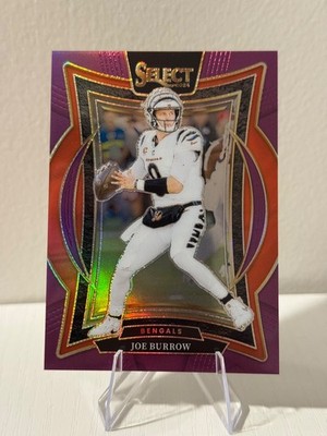 2024 Panini Select- JOE BURROW-Purple Prizm Concourse Level  /75 GREAT CONDITION