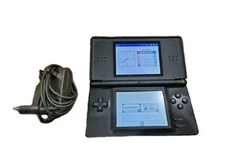 Nintendo DS Lite Onyx Black USG-001 w/stylus charger