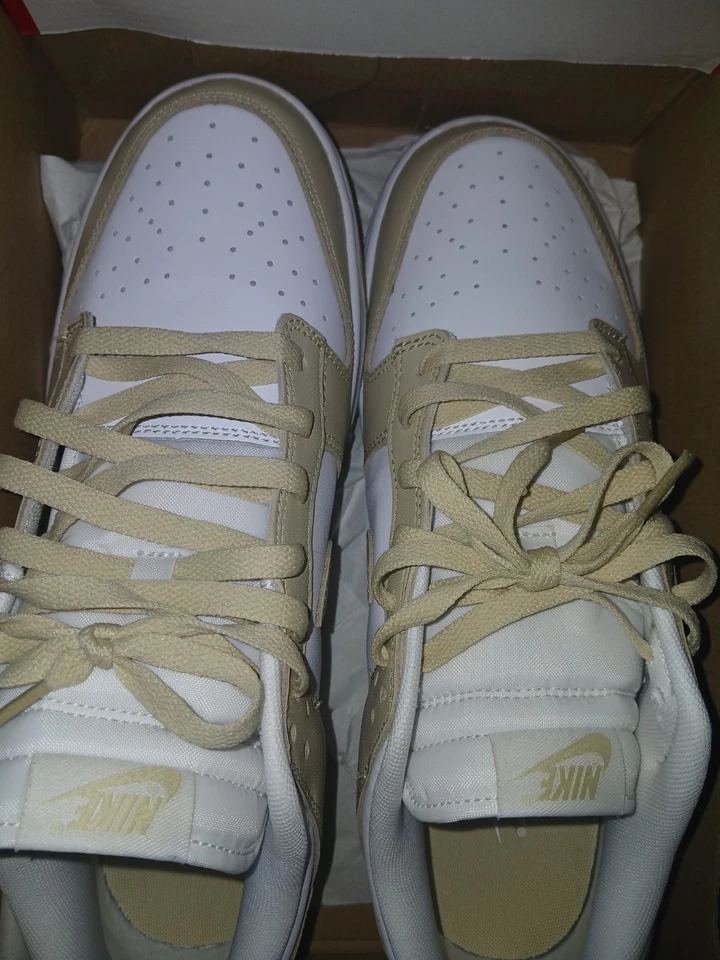 Nike Dunk Low Team dorado blanco para hombre talla 12 Foto 3 de 4
