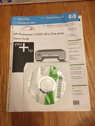 Open Box HP Photosmart C4280 All-In-One Inkjet Printer - Read Description - Afbeelding 2 van 12