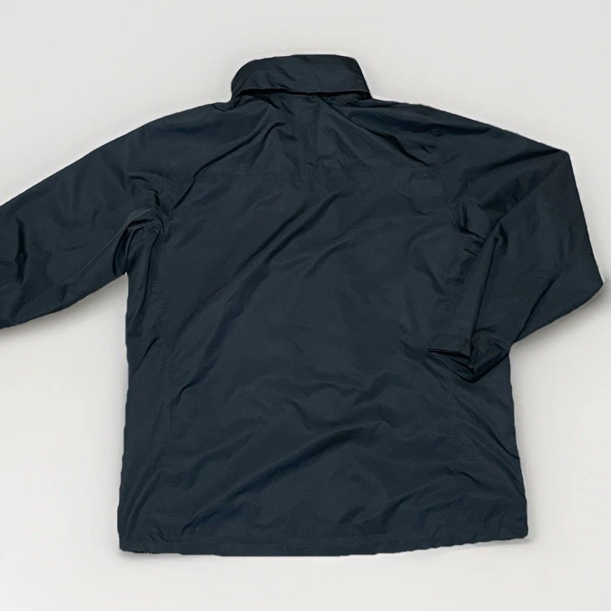 Adidas Para Hombre XL ClimaProof Essential 3 Rayas Chaqueta de Lluvia Abrigo Rompevientos Negro Foto 2 de 4