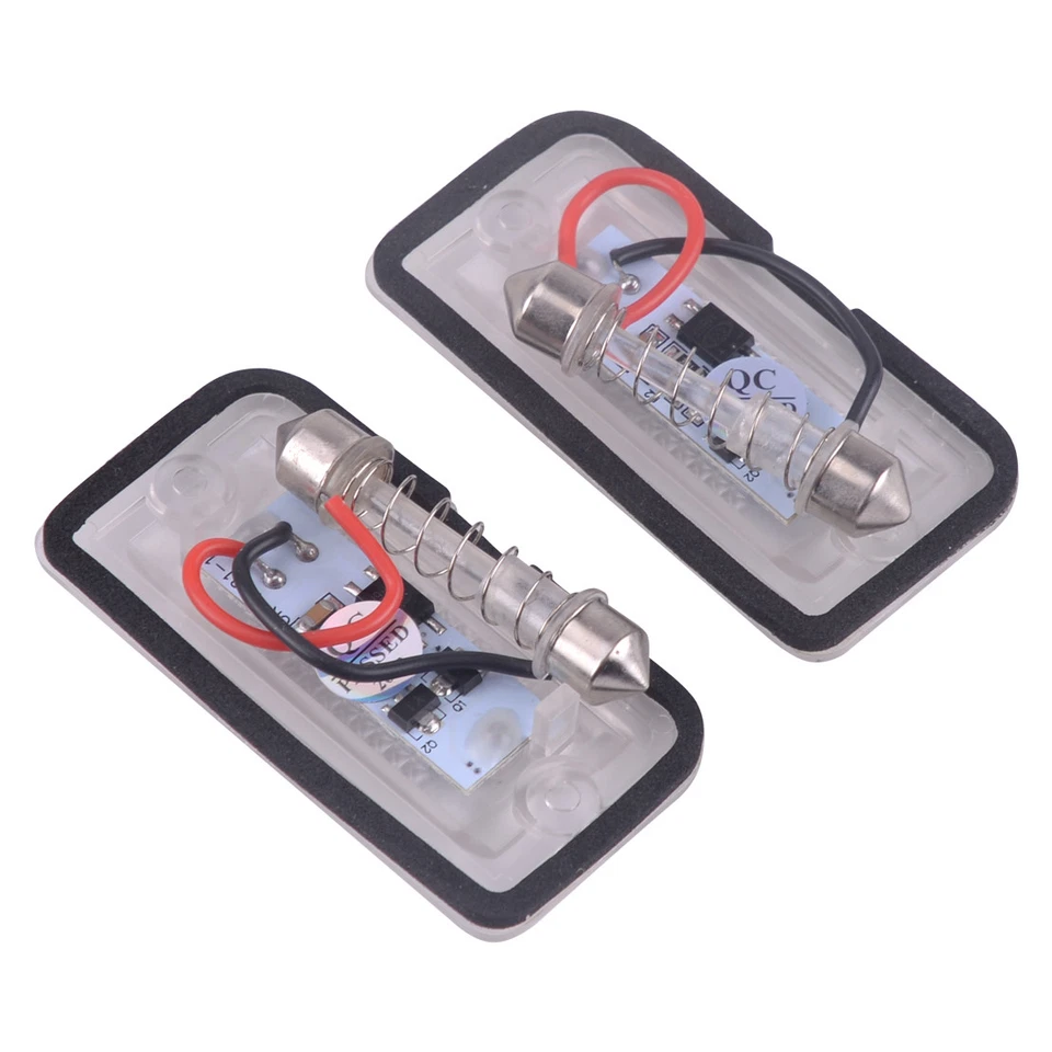 2 luces LED con número de matrícula aptas para Mercedes Benz CLK280 CLK350 # Foto 2 de 3