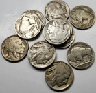 ☆1 Coin from Lot☆ 1930 S Circulated Buffalo Nickel Readable Date