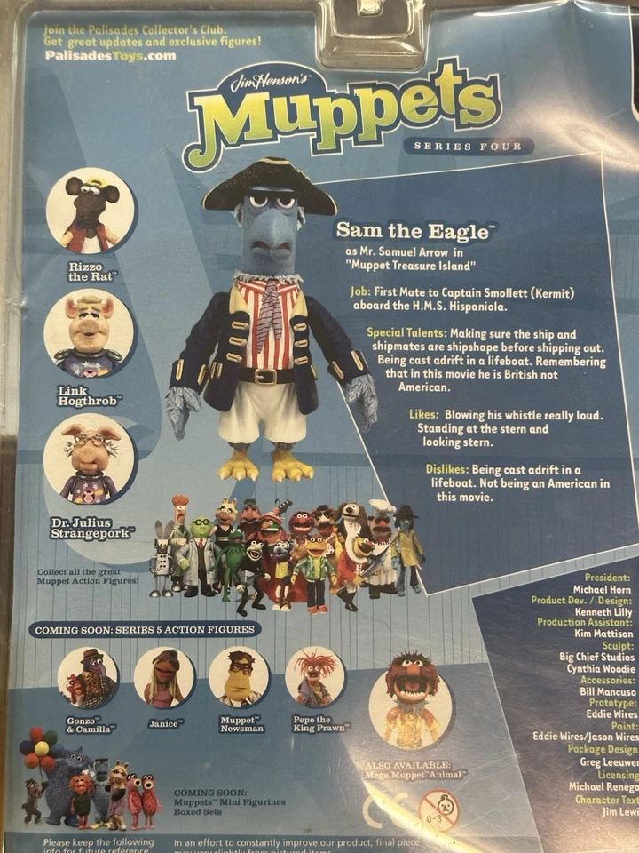 Figura Palisades MR SAMUEL ARROW Jim Henson's Muppets Serie 4 - SELLADA NUEVA Foto 3 de 3