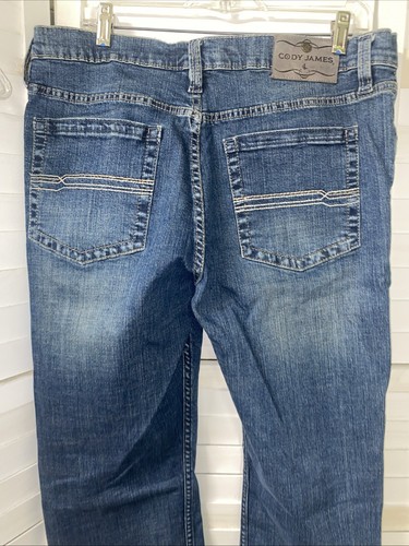 Jeans uomo Cody James blu denim 34x34 dritto vita media lavaggio medio cowboy - Foto 6 di 9