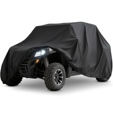 XYZCTEM UTV Cover Lightweight Waterproof Outdoor 2-3 Seater, Black