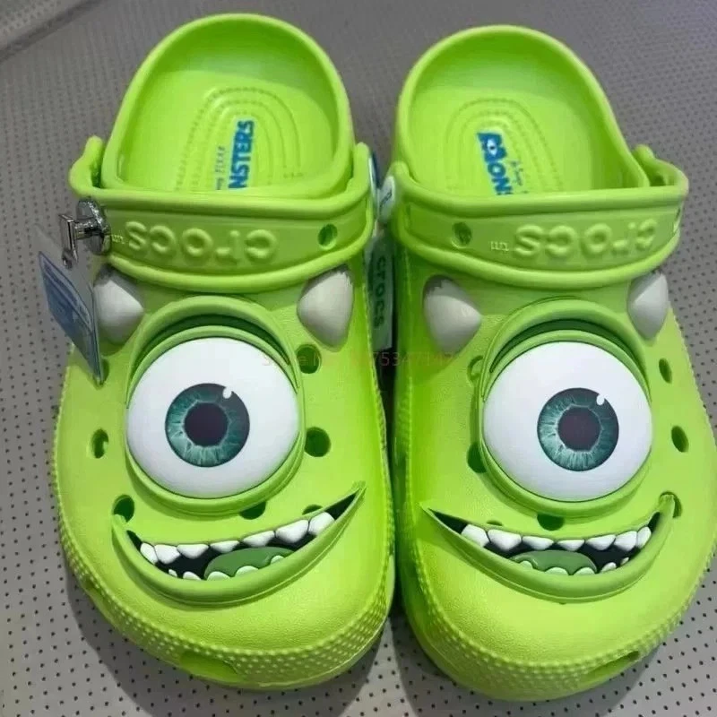 New Hot Monsters Inc Mike Wazowski Summer Anti-Slip Outdoor Casual Beach Shoes - Image 3 of 3
