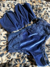 victorias secret corset bustier emerald velvet set