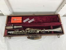 c. 1930 Victory Ditson Cundy-Bettoney Metal Clarinet w/ Case and New Reeds