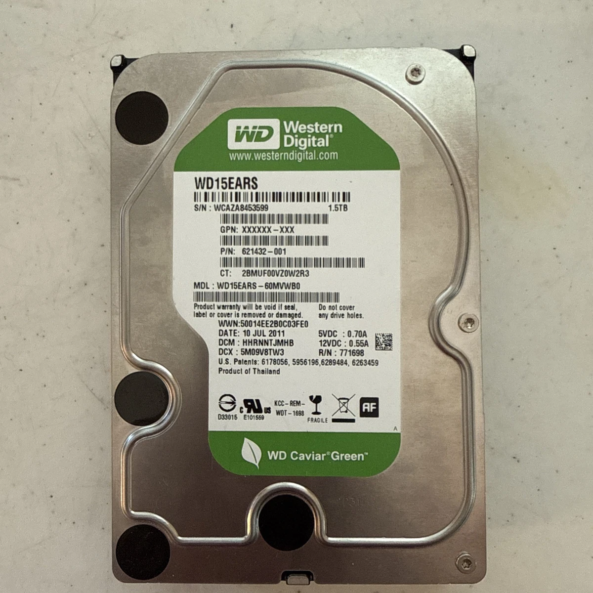 Western Digital 64 MB Cache Internal Hard Disk Drives 1.5 TB