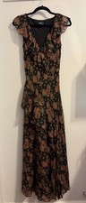 Women’s Polo Ralph Lauren, Floral Printed Chiffon Dress, Size 4, evening dress