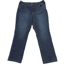 Bandolino women's jeans 14 36x30 Blue MANDIE Stretch denim Straight