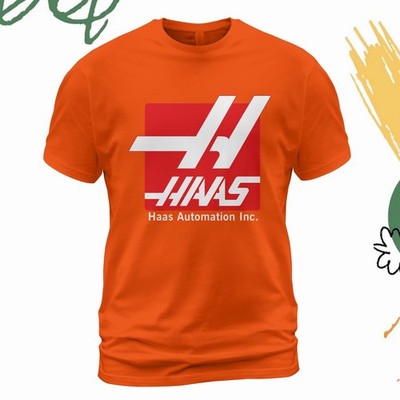 HAAS Automation Machine T-Shirt Funny Size S-5XL Made in USA