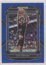 2023-24 Panini Prizm Draft Picks Blue Wave Prizm 167/249 Sidy Cissoko #40 1g40