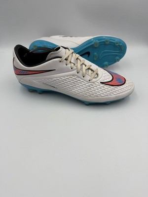 Nike Hypervenom Phantom Phelon FG White Football Soccer Cleats Boots US9.5 UK8.5