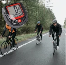 Bicycle Bike SPEEDOMETER Cycle Digital Odometer Computer MPH KMH Waterproof LCD