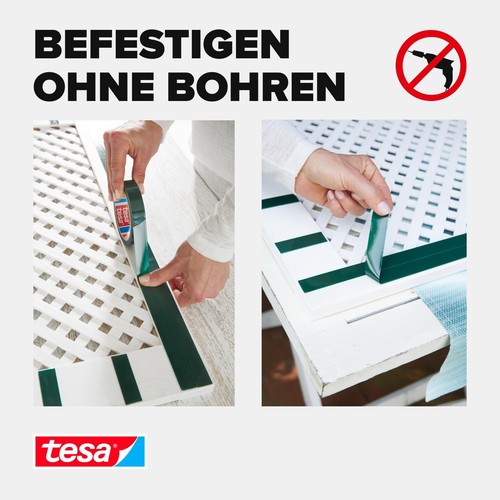 Tesa Powerbond Outdoor - Doppelseitiges Montageband Wasserfest 5m x19mm - Bild 4 von 12