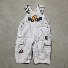 Vintage Disney Winnie The Pooh Tigger Overalls Shorts 12 Months