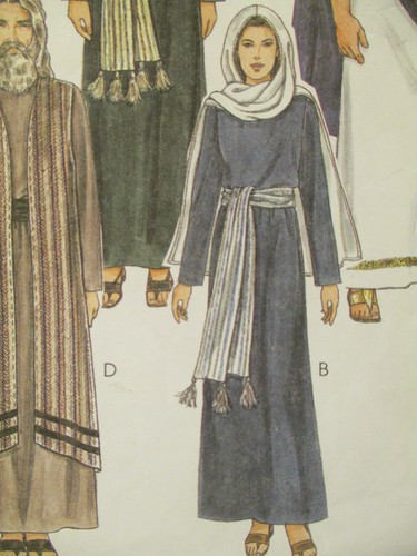McCall's Costumes Pattern 2060 Sz Sm 31.5 - 32.5 Easter Passion Play Cut Complet - Picture 6 of 16