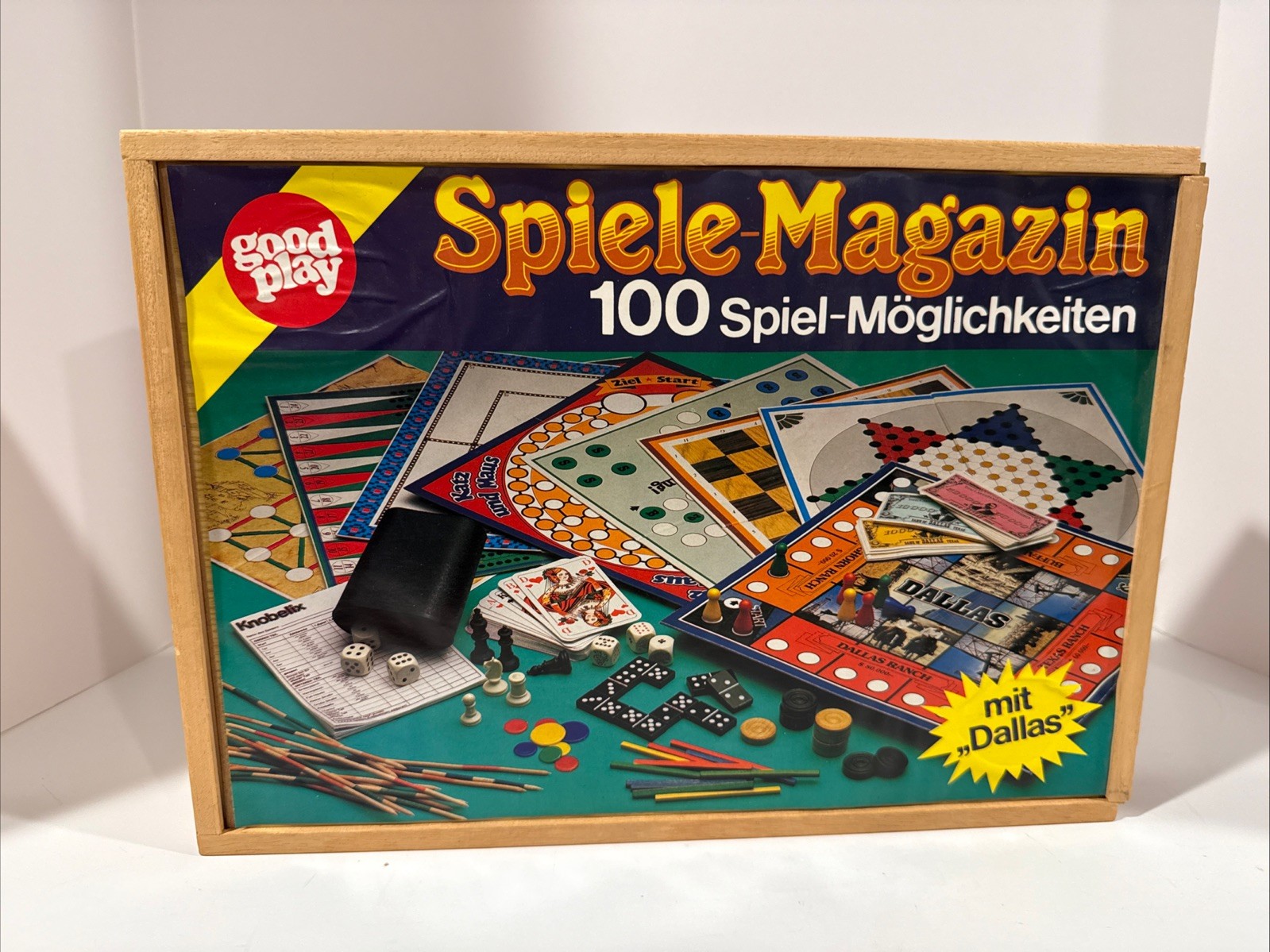Set In Wood Box Ravensburger Spiele Magazin W/ Dallas