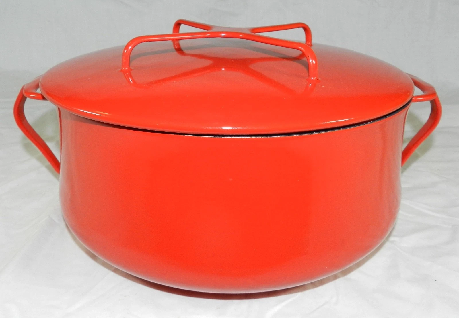MCM Red Enamel Dansk Dutch Oven / Pot - 4.5 - 5 Qt. - IHQ France