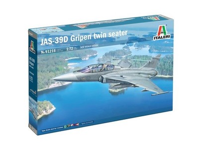 Italeri - Saab JAS-39D Gripen Twin Seater, 1/72, 91216