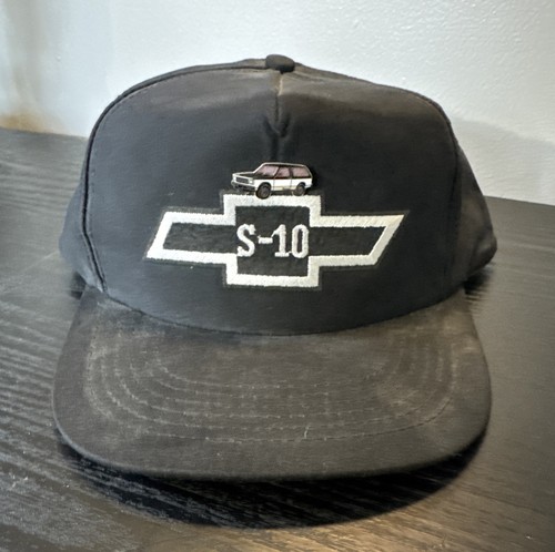 A-10 Vintage Kati Chevrolet snap back trucker hat COTTON W/ S10 Pin Read - Picture 1 of 10