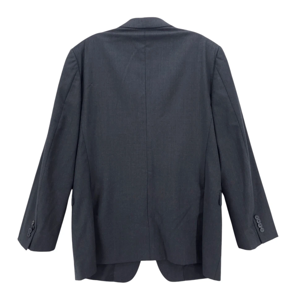 Jaqueta Blazer Z ZEGNA Drop 7 Preto Carvão Micro Padrão IT 50R - EUA 40R - Imagem 4 de 4