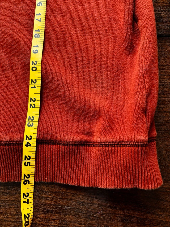 Men's Tommy Bahama Paradise Collection Rust Full Zipper Front Cardigan XXL - Image 3 of 4