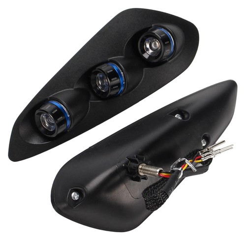Luz de señal de giro para BMW M1000RR S1000RR luz trasera LED integrada azul - Imagen 8 de 12