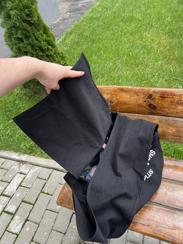 Vintage Avant Garde Comme des Garçons Homme Plus Shoulder Big Sling Bag Black - Picture 14 of 20