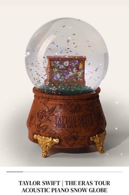 Taylor Swift - The Eras Tour Acoustic Piano Snow Globe IN HAND
