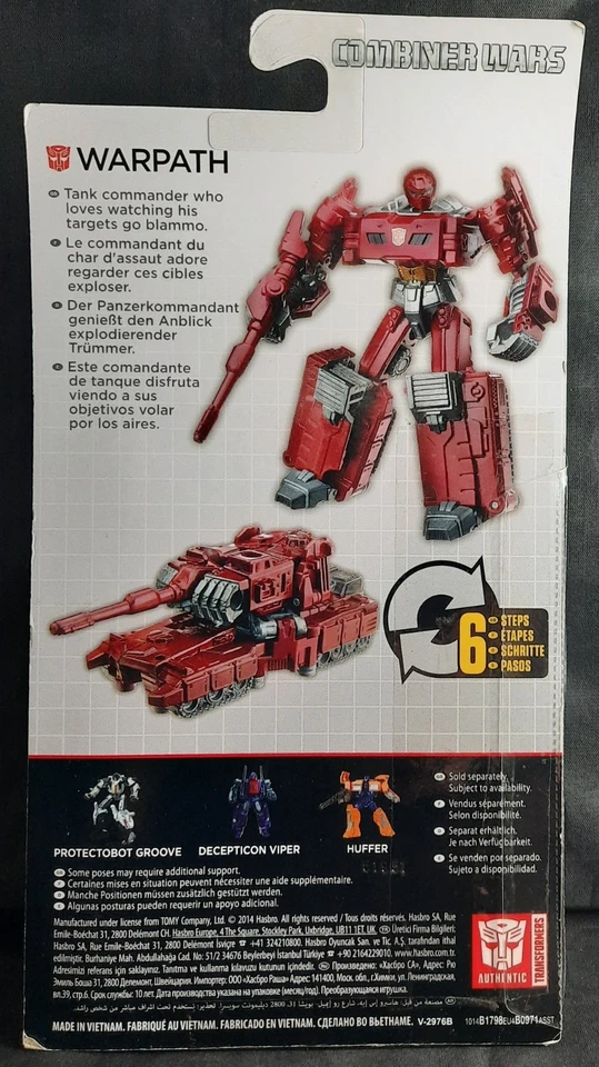 Transformers Combiner Wars Legends Class Warpath MOSC neu - Bild 3 von 4