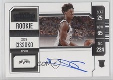 2023-24 Panini Contenders Ticket Variation Sidy Cissoko #137 Rookie Auto RC