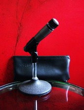 Vintage 1960's Shure SM57 cardioid dynamic microphone Lo Z w accessories Beta 57