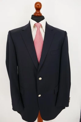 Burberry Club Blazer Sakko Gr.52 100% Schurwolle Anthrazit Schwarz Neuwertig - Bild 1 von 4