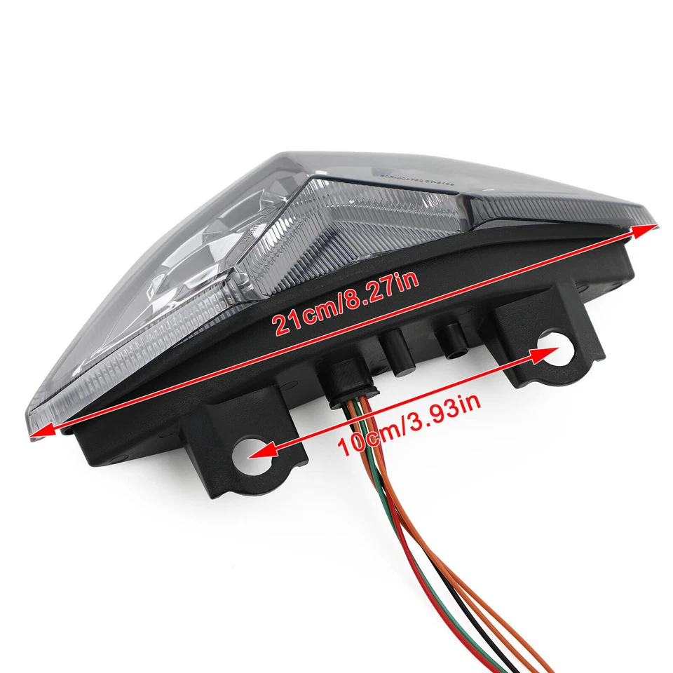 Luz trasera integrada para KAWASAKI NINJA 1000 KLE 650 VERSYS 2020 Z1000/SX negra Foto 2 de 4