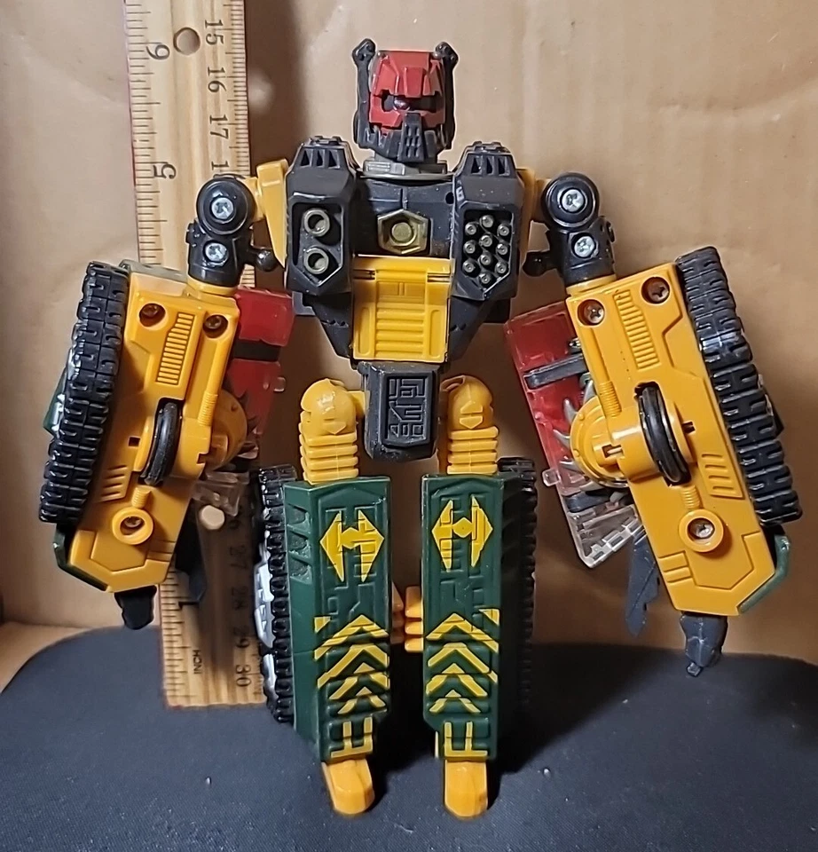 Transformers 2003 Universe Ultra Class Decepticon Tankor y Obsidian como se ve Foto 2 de 4