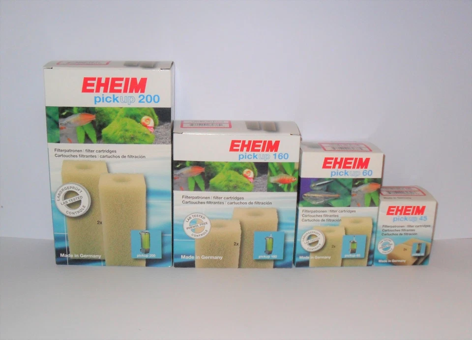 EHEIM PICKUP 45 60 160 200 FILTER CARTRIDGE/ FOAMS. Aquarium Fish