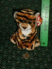 Ty Beanie Baby  STRIPERS  Sitting Tiger  MWMT  RETIRED  HTF  DOB:12/19