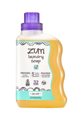 Zum Clean Laundry Soap Sea Salt 32 Fluid Ounce