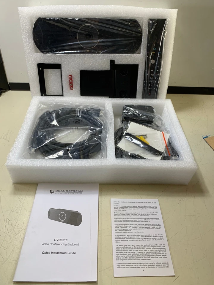 GRANDSTREAM GVC3210 ANDROID BASED 4K FULL HD VIDEO CONFERENCING SYSTEM - Image 3 of 4
