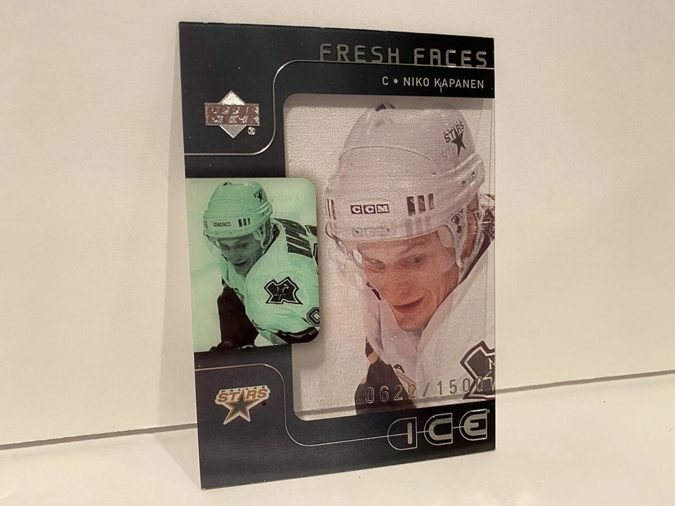 2001-02 Upper Deck Ice Fresh Faces /1500 Niko Kapanen #52 Rookie Hockey Card NHL - Image 4 of 4