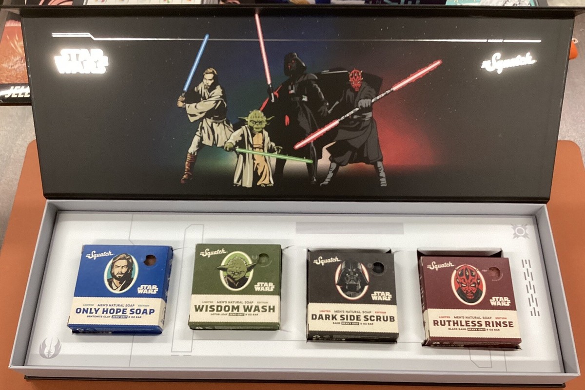 Dr. Squatch Star Wars Limited Edition 4pc Soap Box Set Collection