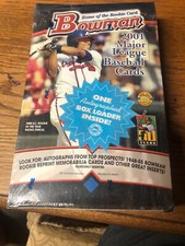 2001 Bowman Baseball  Sealed Box (HTA) Pujols Autograph  auto box loader 12 pack