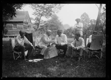 8" x 10"  1921 Photo Henry Ford, Thomas Edison,Warren Harding and Harvey Fir