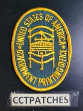 UNITED STATES OF AMERICA GOVERNMENT PRINTING OFFICE PATCH