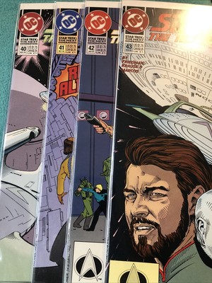 1992  Star Trek The Next Generation DC # 40 41 42 43