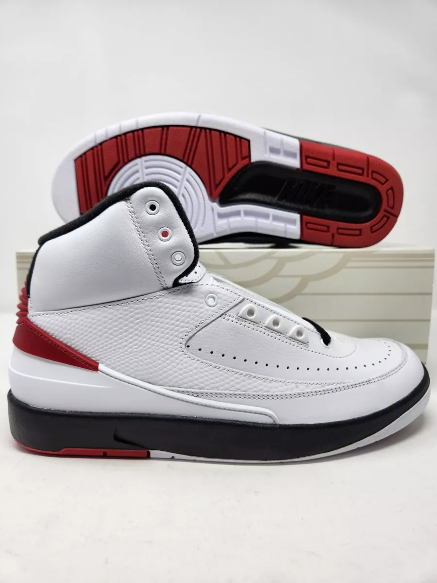 Nike Air Jordan 2 Retro OG Chicago 2022 White Black Red DX2454-106